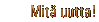 Mit� uutta sivuilla ja Siriuksilla